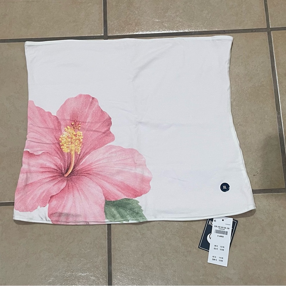 Hollister Pink Hibiscus 🌺 Tube Top